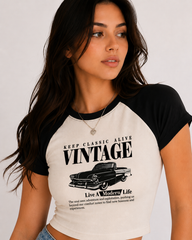 The VINTAGE Crop top