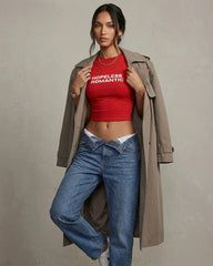 The HOPELESS ROMANTIC Crop top
